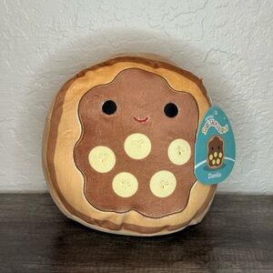 Squishmallows Danilo Brown and Tan Nutella Toast Plush Pillow